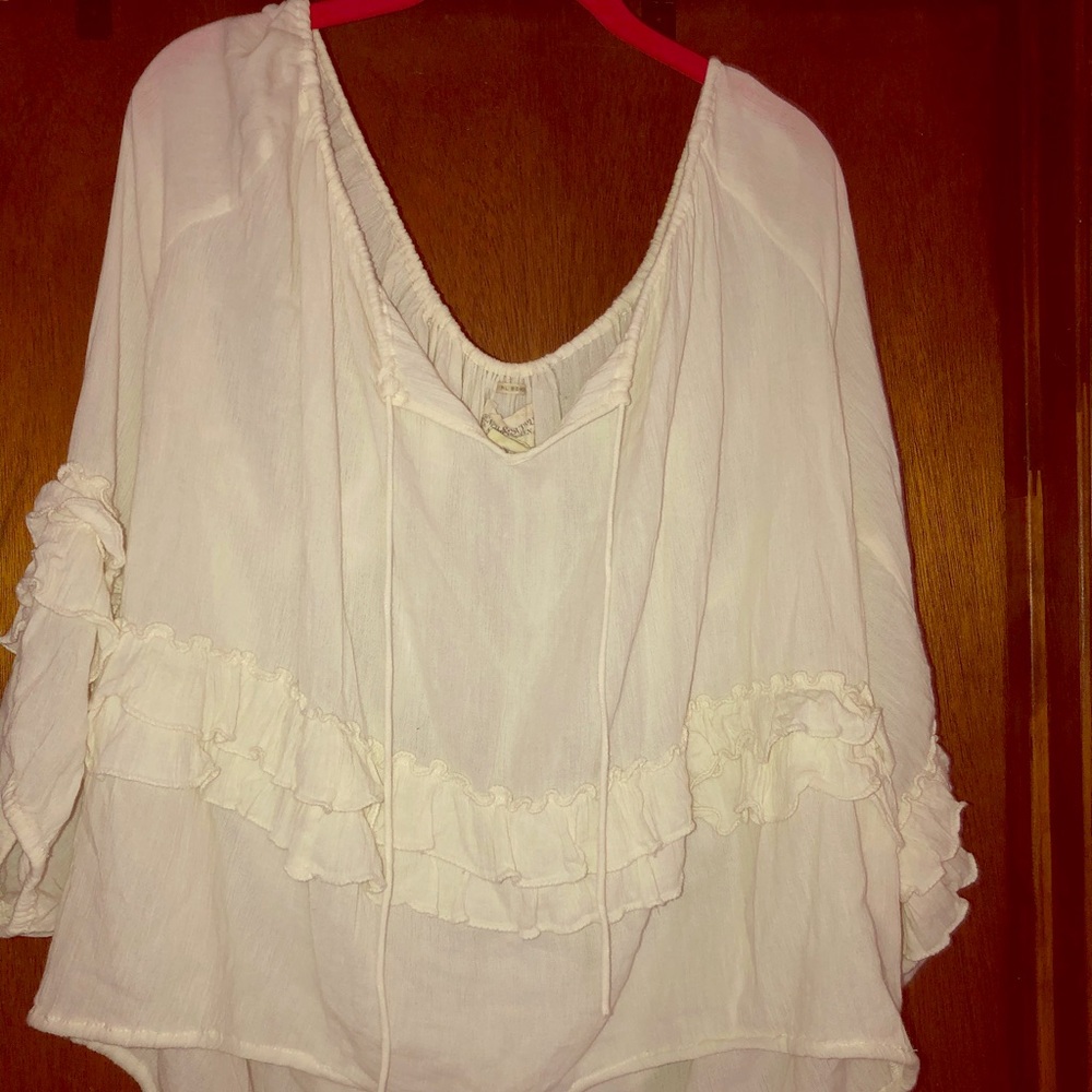 Ralph Lauren ruffle shirt